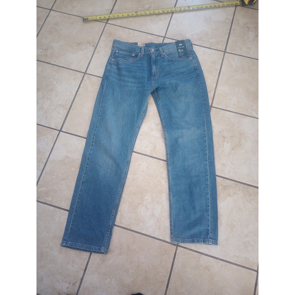 NWT Men's 505 Regular Straight Levis Ease 34x32 Stretch Soft Fabric Light Blue